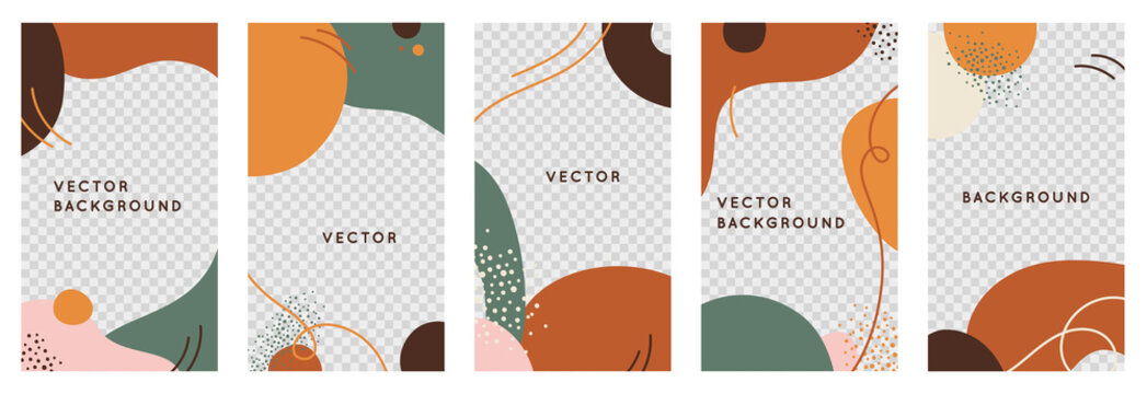 Design templates for social media stories and bloggers