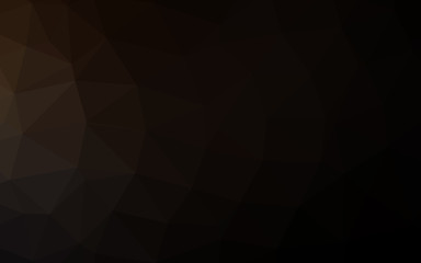 Obraz premium Dark Black vector abstract polygonal texture. Colorful abstract illustration with gradient. Completely new template for your business design.