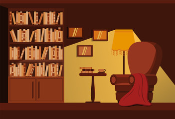 Relaxing with a book and cup of coffee