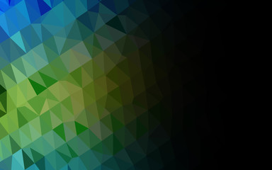 Fototapeta premium Light Blue, Yellow vector low poly cover. Geometric illustration in Origami style with gradient. Template for your brand book.
