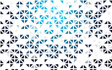 Light BLUE vector seamless texture in triangular style. Glitter abstract illustration with triangular shapes. Trendy design for wallpaper, fabric makers.