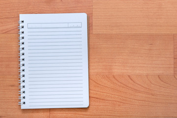 Blank notebook 