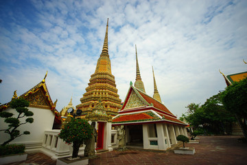 Fototapeta na wymiar Wat Pho or Wat Phra Chetuphon in Bangkok Thailand