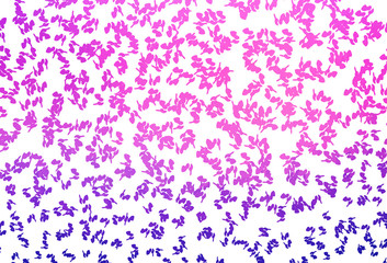 Light Pink, Blue vector texture with random forms.