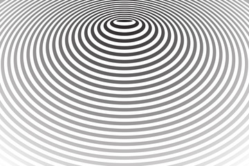 Concentric rings pattern. Circle lines texture.