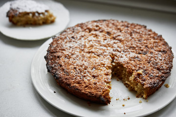 Cake, oatmeal pie