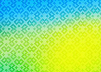 Light Blue, Yellow vector template with crystals, rectangles. Abstract gradient illustration with rectangles. Smart design for your business advert.