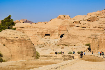 Petra city in Jordan