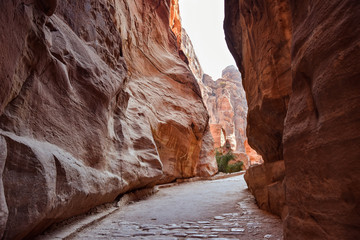 Petra city in Jordan