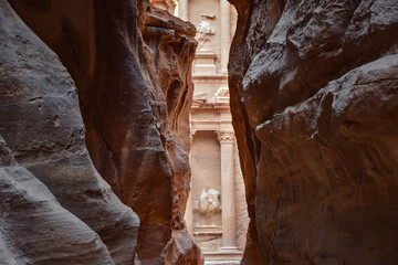 Petra city in Jordan