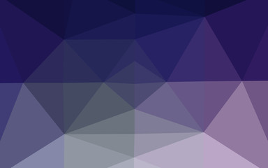 Dark Purple vector abstract mosaic backdrop. Colorful abstract illustration with gradient. Completely new template for your business design.