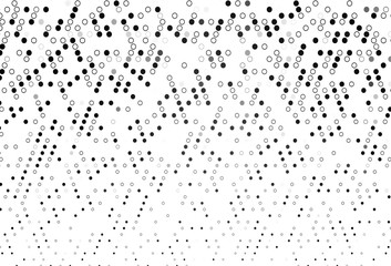 Light Silver, Gray vector cover with spots.