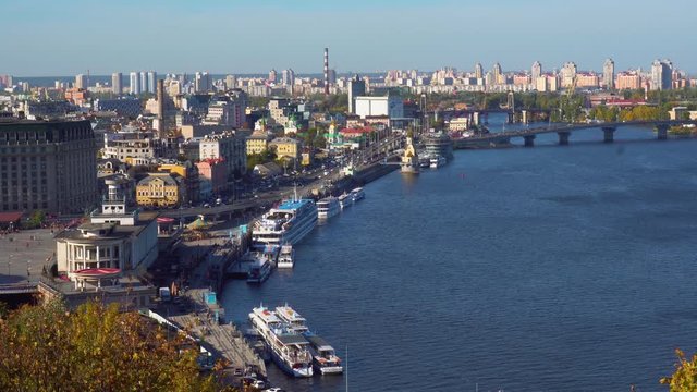 Kiev city capital of Ukraine landscape