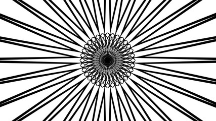 Obraz premium black and white pattern