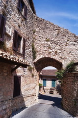 Glimpse of Giano dell'Umbria, Perugia, Umbria, Italy