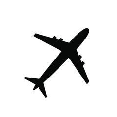 Fototapeta na wymiar Airplane icon. Travel concept. Vector illustration. airplane flat icon vector