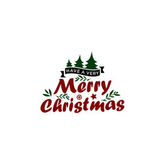Fototapeta na wymiar Merry Christmas and Happy New Year lettering template
