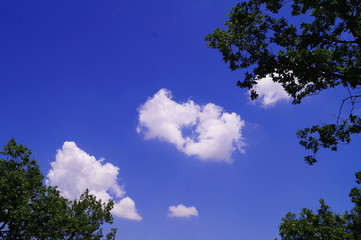 Fototapeta premium Strange clouds in southern Umbria, Italy