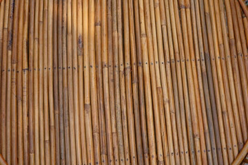 Wicker basket is an airy container for storing various shaped items. Some have no handles.