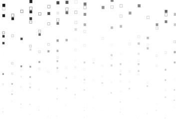 Light Silver, Gray vector backdrop with lines, rectangles.