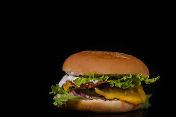 Big fresh burger american fresh 
