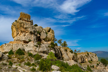 Castillo de Benizar, icono natural de la zona perteneciente a Moratalla(Espa&ntilde;a)