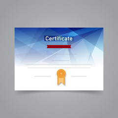 Certificate design with abstract pattern and space for your text.