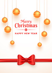 Christmas party poster design.