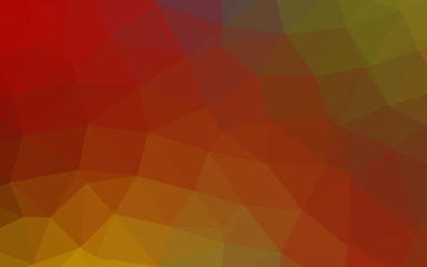 Obraz premium Light Green, Red vector abstract mosaic background. Shining illustration, which consist of triangles. The best triangular design for your business.