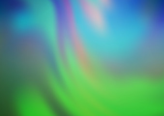 Light Blue, Green vector glossy abstract background. Colorful illustration in blurry style with gradient. A completely new design for your business.