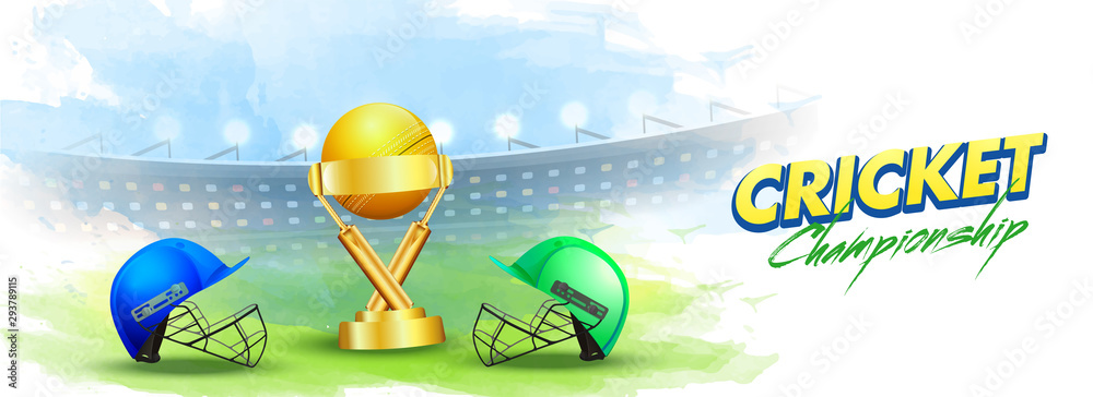 Canvas Prints cricket championship league, india vs pakistan cricket match header banner or poster, cricket attire