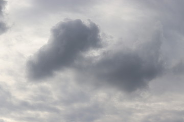 どんよりした雲