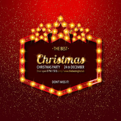 Christmas Party design template.