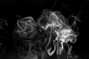 Smoke abstract background