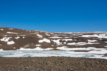 puddles on Putorana Plateau, Taimyr. Krasnoyarsk region