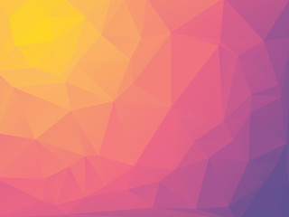 Popular abstract geometric background with beautiful color gradient