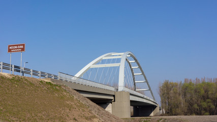 The new bridge of Gyor is the Klatsmányi bridge