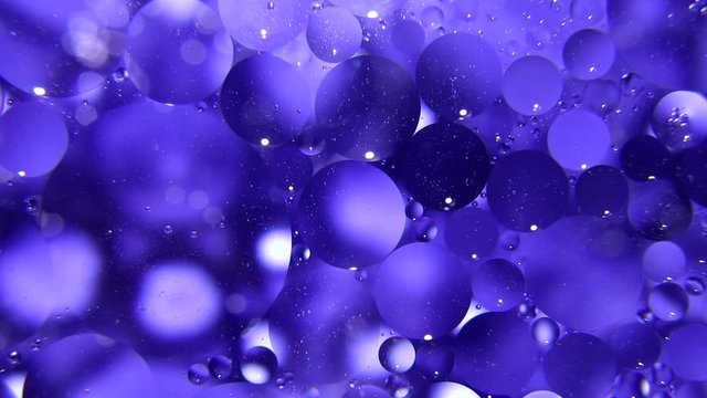 Drops of oil on the water. A bewitching waltz of swirling colored bubbles. Abstraction on the verge of hallucinations.
