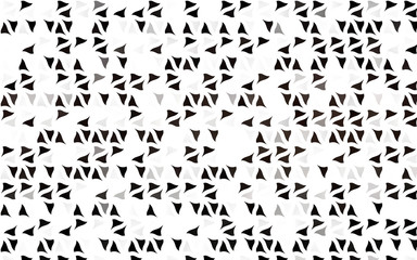 Fototapeta premium Light Black vector backdrop with lines, triangles. Abstract gradient illustration with triangles. Pattern can be used for websites.