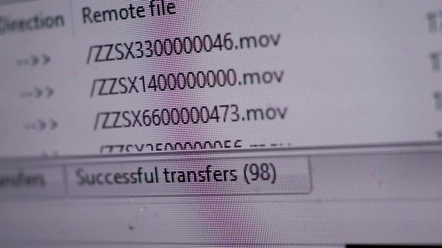 modern technologies.high speed internet.information exchange.file upload or download is displayed on the computer screen.