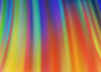 Light Blue, Yellow vector background with bent lines. A completely new color illustration in marble style. The best blurred design for your business.