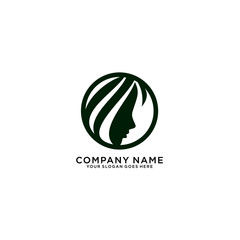 Beauty logo. An elegant logo for beauty, fashion and hairstyle related business.