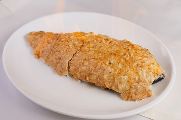 fried fish on a plate