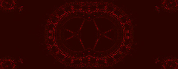 Red Pattern Background Design