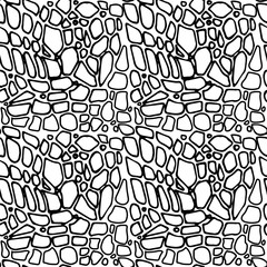 Fototapeta premium endless pattern zenart with small formless pebbles