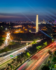 Fototapeta na wymiar Lights in São Paulo - Brazil