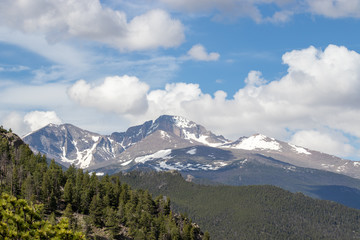 view of mountains tops