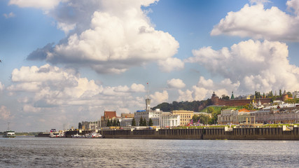 Naklejka premium Nizhny Novgorod. View of the city