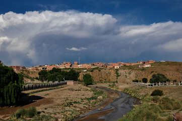 Obraz premium View of Villazon, Bolivia