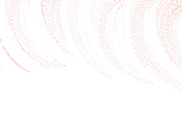 Grunge texture. Distress pink rough trace. Fancy b